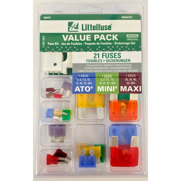 Littelfuse Fuse - Electrical, Cartridge Glass Or Ceramic - 00940475Z