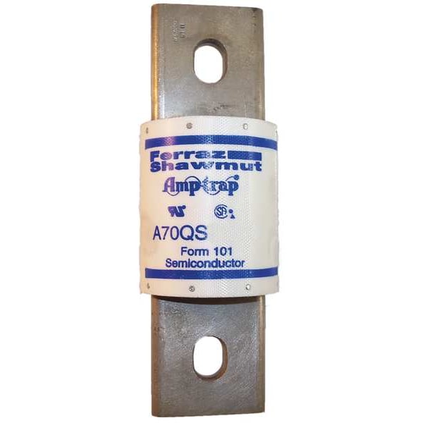 Mersen Semiconductor Fuse, A70QS Series, 800A, Fast-Acting, 700V AC, Bolt-On - A70QS800-4