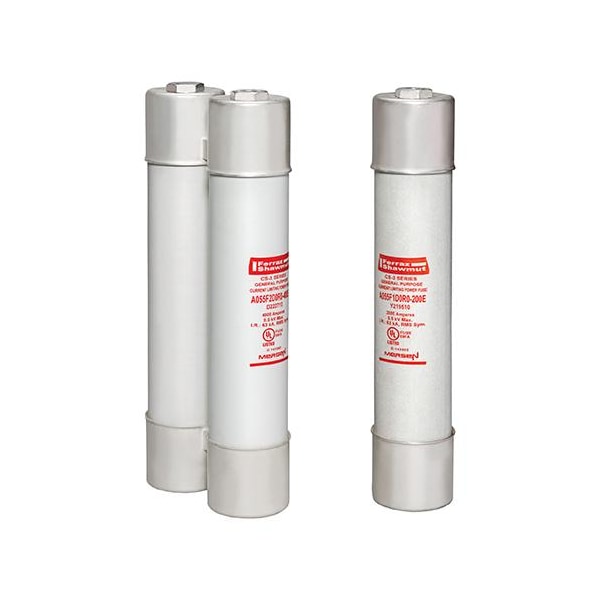 Mersen Medium-Voltage Fuse, A055 Series, 250A, E-Rated, 5500V AC, Cylindrical - A055F2D0R0-250E