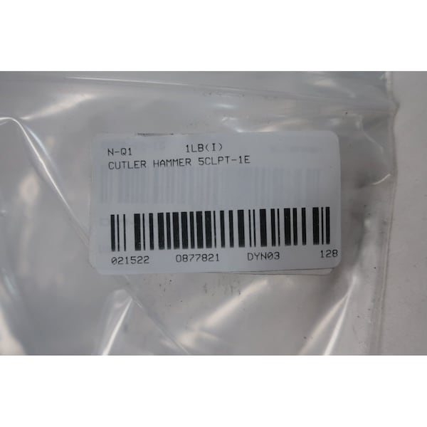 Eaton Cutler-Hammer Current Limiting Fuse 1e Amp 5.5kv-ac - 5CLPT-1E
