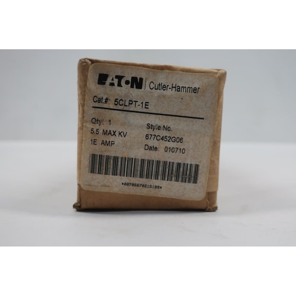 Eaton Cutler-Hammer Current Limiting Fuse 1e Amp 5.5kv-ac - 5CLPT-1E