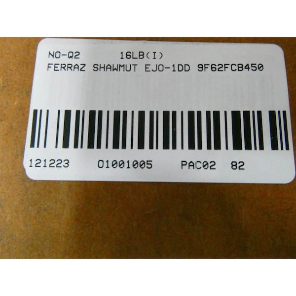 Ferraz Shawmut Medium-Voltage Fuse, EJO Series, 450A, Fast-Acting, 5500V AC - EJO-1DD 9F62FCB450