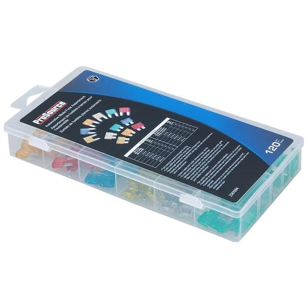 Prosource Automotive Fuse Assortment, Blade Fuse, 243248 V, 51015202530 A - 60106