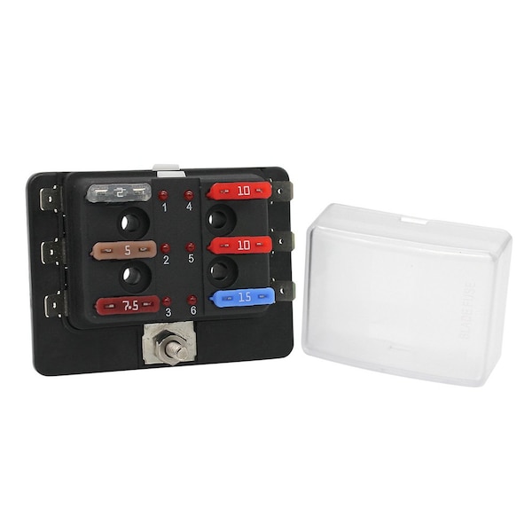 Cole Hersee Open Fuse Block, CC UL Class, 30 to 100A Amp Range, 32V DC Volt Rating - 880022-BP