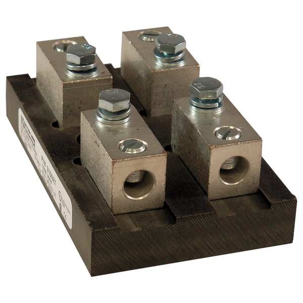 Mersen Open Fuse Block, T UL Class, 1 Poles, 61 to 100A Amp Range, 300V AC/DC Volt Rating - 31001T