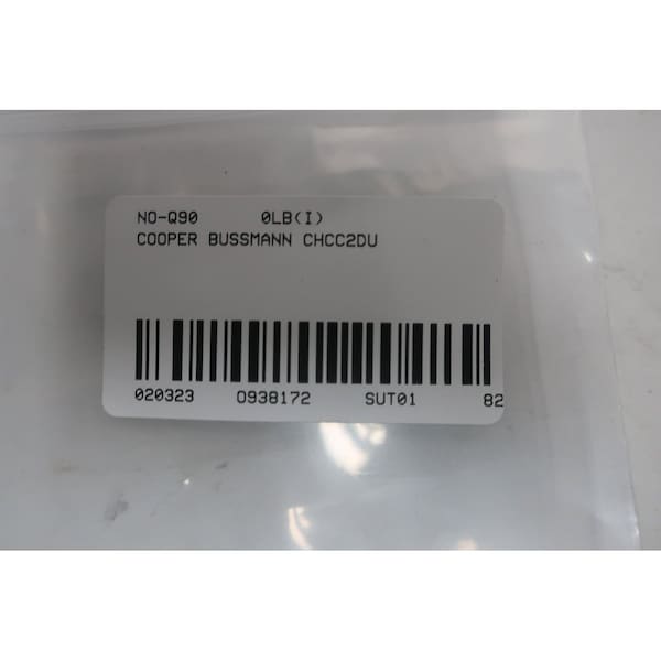 Eaton Bussmann Fuse Holder, 2 Poles, 0 to 30A Amp Range, 600V AC/DC Volt Rating - CHCC2DU