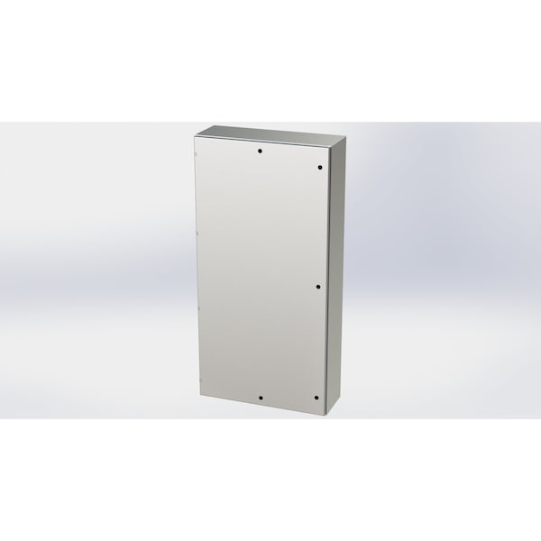 Saginaw Control & Engineering 316 Stainless Steel Electrical Enclosures, 72 in H, 12 in D, 36 in W, NEMA 3R, 4, 4X, 12, 13 - SCE-72EL3612SS6LP