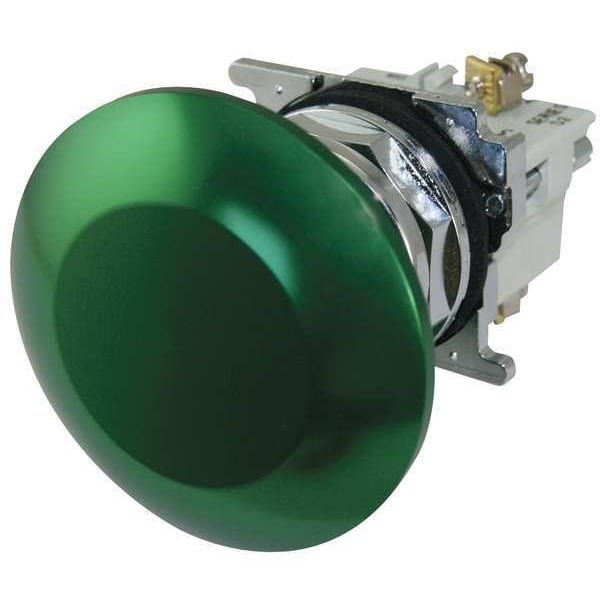 Botón pulsador no iluminado Eaton Cutler-Hammer, 30mm, verde - 10250T27G