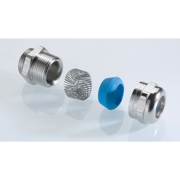 Pflitsch Cable Gland Nickel Plated Brass EMC Metric M16x1.5 4-11mm - BG216MSTRI