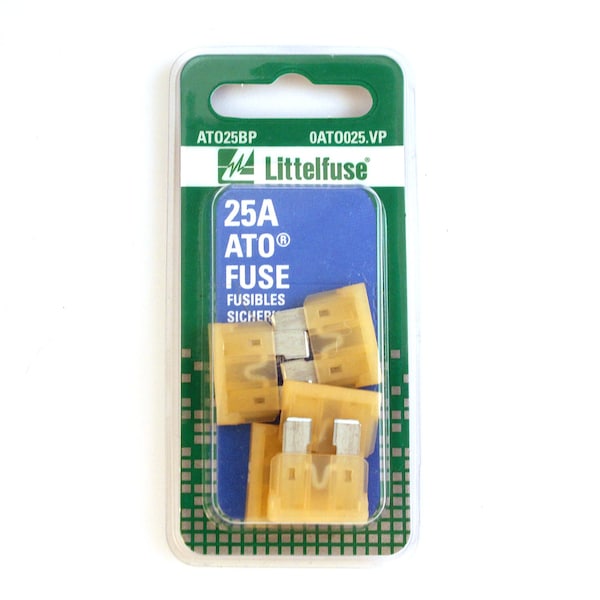 Littelfuse Fuse - Electrical, Cartridge Glass Or Ceramic - 0ATO025.VP