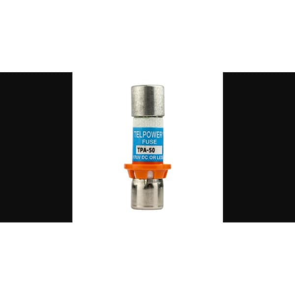Eaton Bussmann Ceramic Fuse, TPA Series, Time-Delay, 50A, 250V AC, 100kA - TPA-50