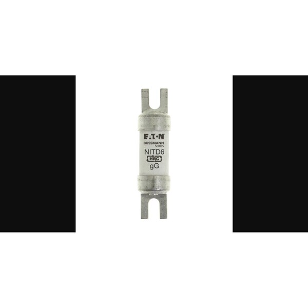 Eaton Bussmann Ceramic Fuse, 6A, 550V AC, 80kA at 550V AC - NITD6