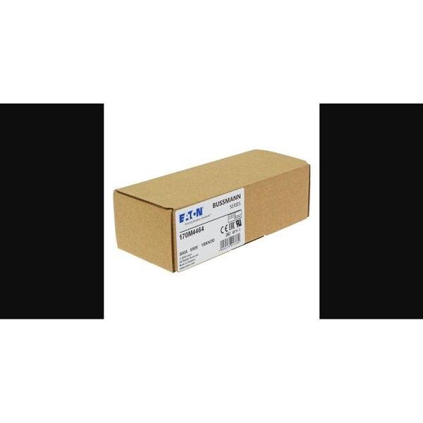 Eaton Bussmann Ceramic Fuse, Very Fast-Acting, 500A, 690V AC, 200kA - 170M4464