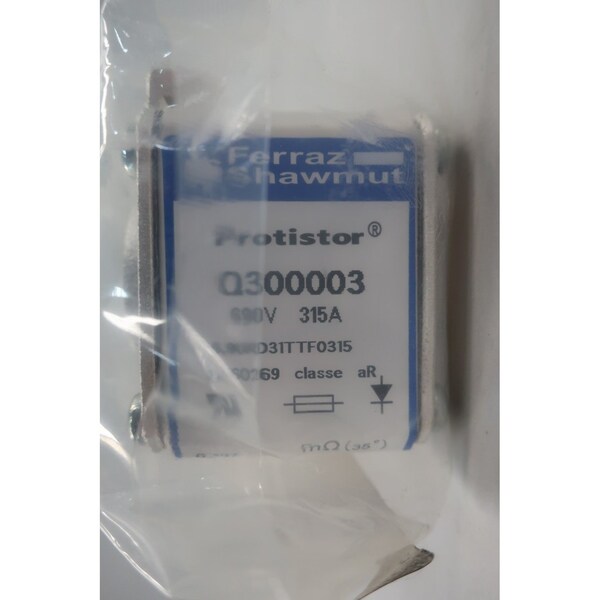 Ferraz Shawmut Ceramic Fuse, 315A, 690V AC, 200kA - Q300003