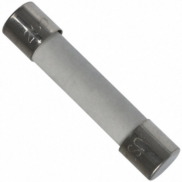 Eaton Bussmann Ceramic Fuse, ABC Series, Fast-Acting, 15A, 250V AC, 10kA at 125V AC/DC, 750 A at 250V AC - BK/ABC-15