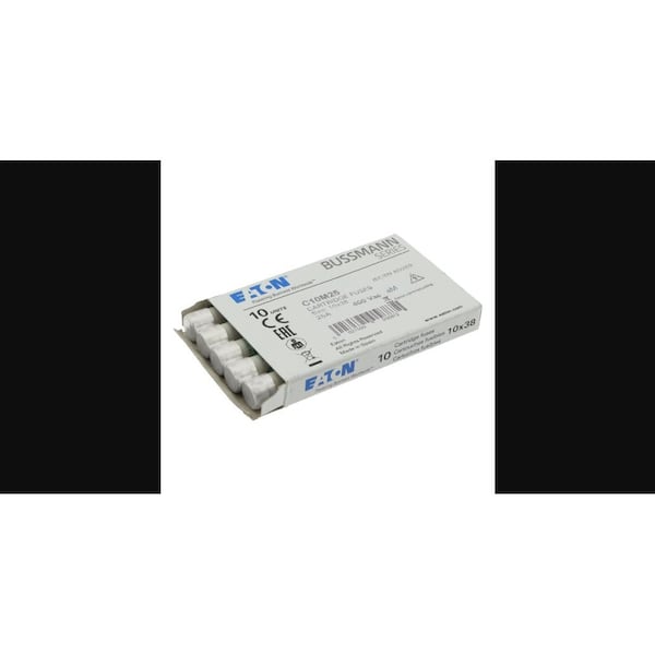 Eaton Bussmann Ceramic Fuse, 25A, 400V AC, 120kA at 400V AC - C10M25