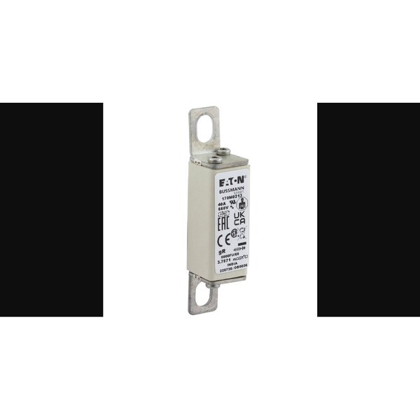 Eaton Bussmann Ceramic Fuse, Very Fast-Acting, 40A, 660V AC, 200kA - 170M0213