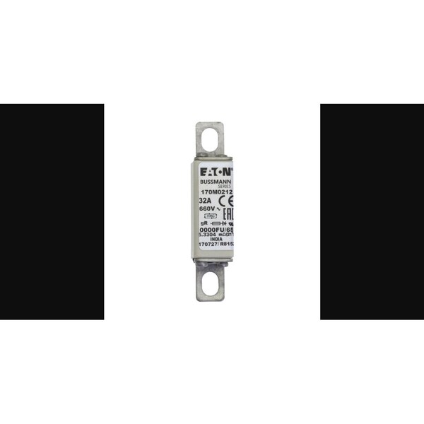 Eaton Bussmann Ceramic Fuse, Very Fast-Acting, 40A, 660V AC, 200kA - 170M0213