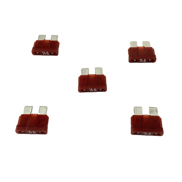 Littelfuse Fuse, Ato Std And Smart Glow Blade, Brown, 7.5A, Carded - 0ATO07.5VP
