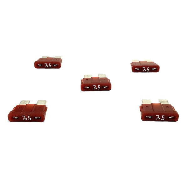 Littelfuse Fuse, Ato Std And Smart Glow Blade, Brown, 7.5A, Carded - 0ATO07.5VP
