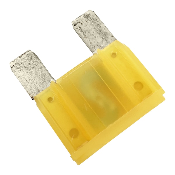Littelfuse Fuse, Maxi Std And Smart Glow Blade, Yellow, 20A, Carded - 0MAX020.XP