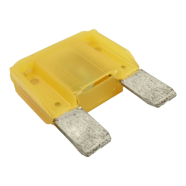 Littelfuse Fuse, Maxi Std And Smart Glow Blade, Yellow, 20A, Carded - 0MAX020.XP