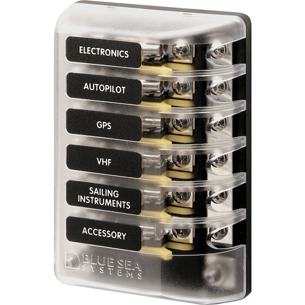 Blue Sea Systems Open Fuse Block, 30 to 100A Amp Range, 32V DC Volt Rating - 5015-BSS