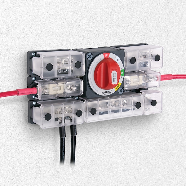 Bep Marine Fuse Holder, 35 to 750A Amp Range, 50V DC Volt Rating - 778-ANL2S
