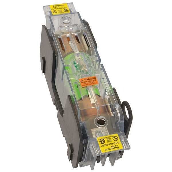 Eaton Bussmann Open Fuse Block Cover, H; K UL Class, 35 to 60A Amp Range, 250V AC/DC Volt Rating - CVR-RH-25060