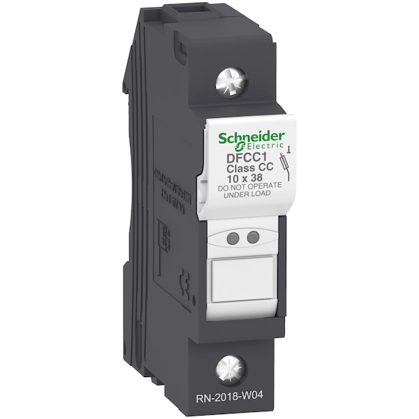 Schneider Electric Fuse Holder, 1 Poles, 600V AC Volt Rating, 12 PK - DFCC1