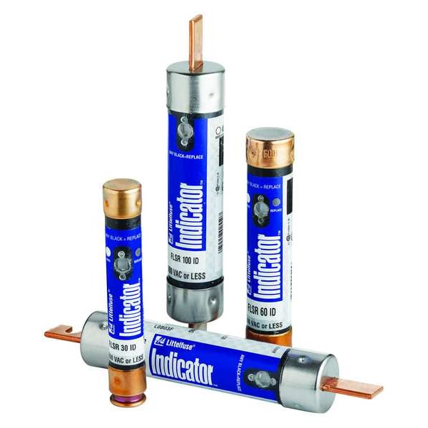 Littelfuse UL Class Fuse, RK5 Class, FLSR Series, Time-Delay, 100A, 600V AC, Non-Indicating - FLSR100