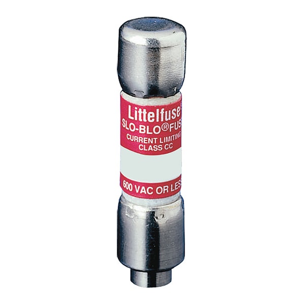 Littelfuse UL Class Fuse, CC Class, KLDR Series, Time-Delay, 2A, 600V AC, Non-Indicating - KLDR002