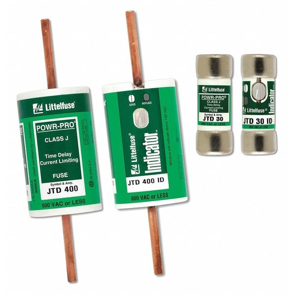 Littelfuse UL Class Fuse, J Class, JTD Series, Time-Delay, 100A, 600V AC, Non-Indicating - JTD100
