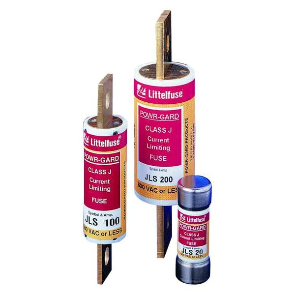 Littelfuse UL Class Fuse, J Class, JLS Series, Fast-Acting, 100A, 600V AC, Non-Indicating - JLS100