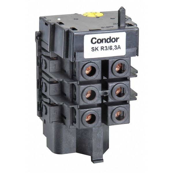 Sobrecarga Térmica Condor Usa, 4 a 6.3A, 3 Fases, MDR3 - SK-R3/6.3