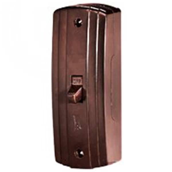 Eaton Wiring Devices Cooper Wiring 541B-BOX Interruptor de palanca montado en superficie color café - 1363365