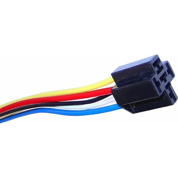 Autoloc Power Accessories AUTOLOC POWER ACCESSORIES 89719 12 inch Plug n Play Deluxe Relay Harness Socket - 89719