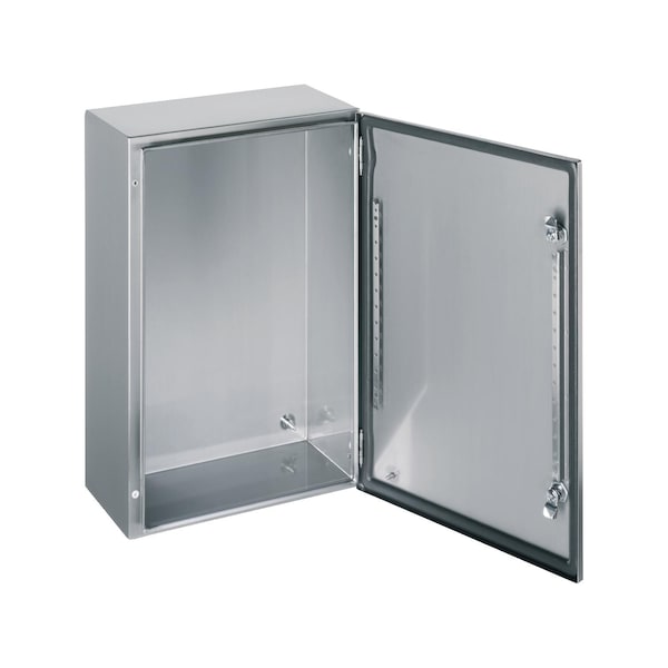 Schneider Electric 304 Stainless Steel Electrical Enclosures, 19.7 in H, 7.9 in D, 15.7 in W, Hinged - NSYS3X5420