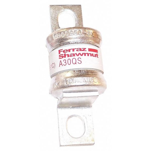 Mersen Semiconductor Fuse, A30QS-L Series, 50A, Fast-Acting, 300V AC, Bolt-On - A30QS50-4L