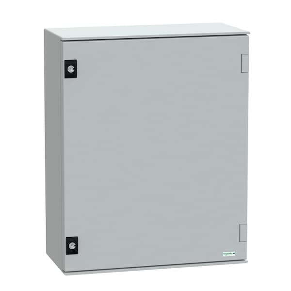Schneider Electric Fiberglass Reinforced Polyester Electrical Enclosures, 20.9 in H, 7.9 in D, 16.9 in W, NEMA 13, 4X - NSYPLM54G