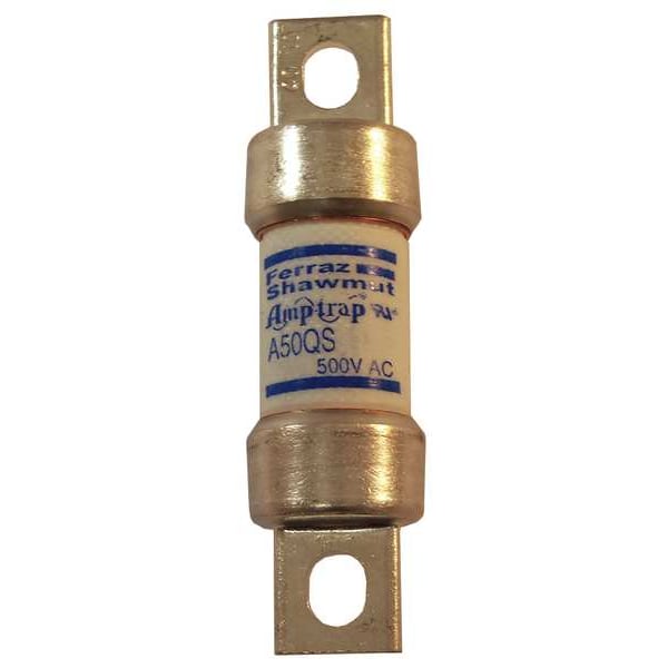 Mersen Semiconductor Fuse, A50QS-Y Series, 50A, Fast-Acting, 500V AC, Bolt-On - A50QS50-4Y