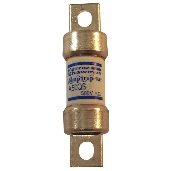 Mersen Semiconductor Fuse, A50QS-Y Series, 50A, Fast-Acting, 500V AC, Bolt-On - A50QS50-4Y