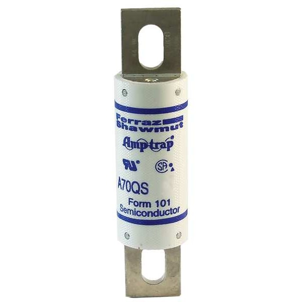 Mersen Semiconductor Fuse, A70QS-K Series, 200A, Fast-Acting, 700V AC, Bolt-On - A70QS200-4K
