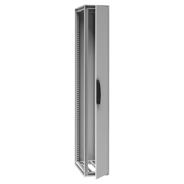 Schneider Electric Galvanized Steel Electrical Enclosures, 78.7 in H, 23.6 in D, 11.8 in W, NEMA 3R, 12, Hinged - NSYSF20360