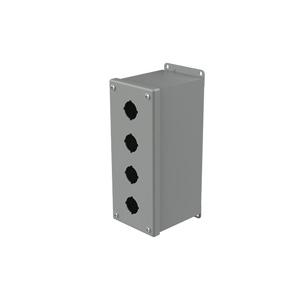 Nvent Hoffman Mild Steel Electrical Enclosures, 10 in H, 4-3/4 in D, 4 in W, NEMA 12, Screw On - E4PBX