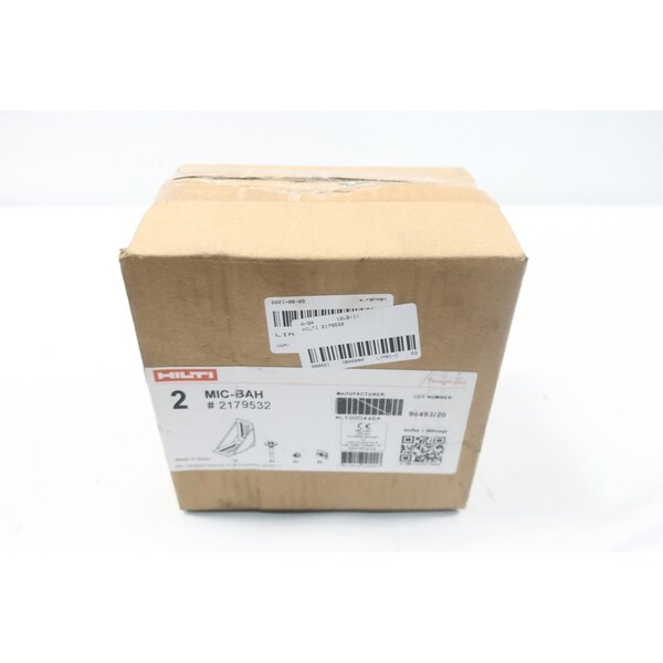 Conector de Canalón Galvanizado Hilti Mic-Bah 2179532 Piezas y Accesorios - 2 unidades - MIC-BAH 2179532