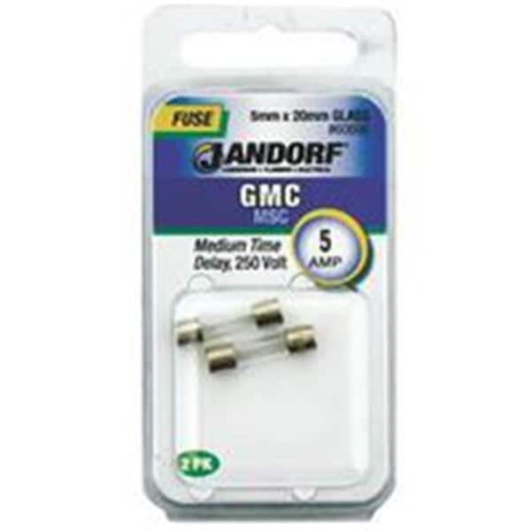 Jandorf Medium-Voltage Fuse, 5A, Time-Delay, Cylindrical - 3398609