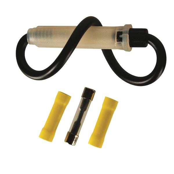 The Best Connection In-Line Glass Fuse Hold 10 Awg - 2468F
