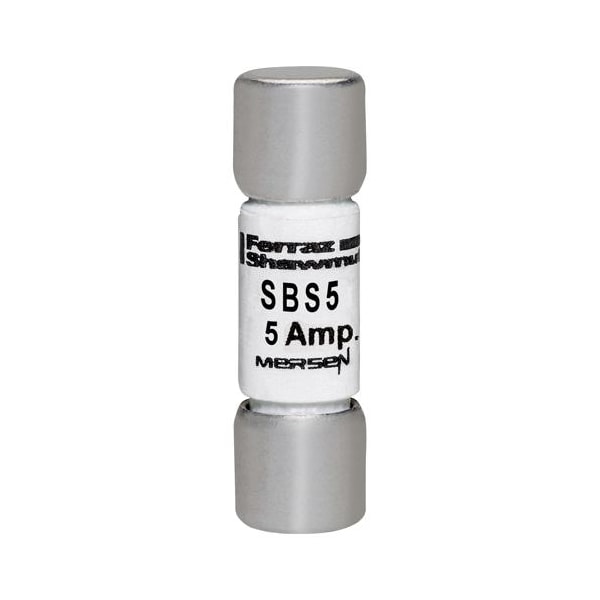 Mersen UL Class Fuse, SBS Series, Fast-Acting, 5A, 600V AC - SBS5