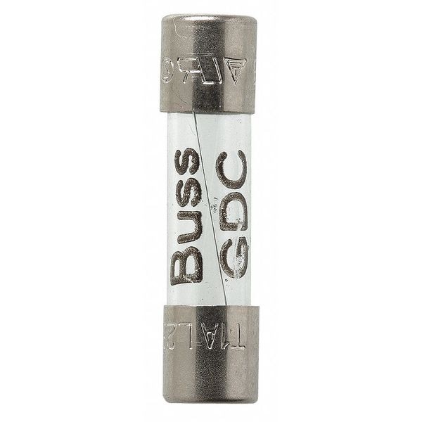 Eaton Bussmann Glass Fuse, GDC Series, Time-Delay, 32mA, 250V AC, 35A at 250V AC, 5 PK - GDC-32MA